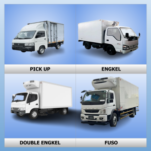 sewa mobil pick up, engkel, double engkel dan fuso box pendingin
